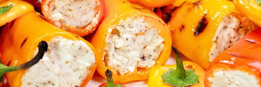 GRILLED STUFFED MINI PEPPERS