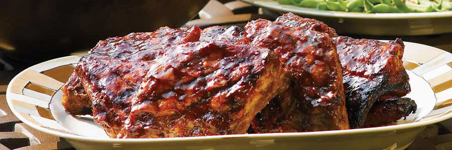 ORANGE-GINGER BABY BACK RIBS