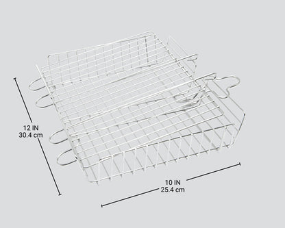 Detachable Handle Grill Basket